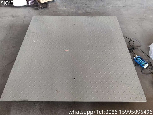 1.2x2m 3t Digital Industrial Carbon Steel Platform Scale per pavimento