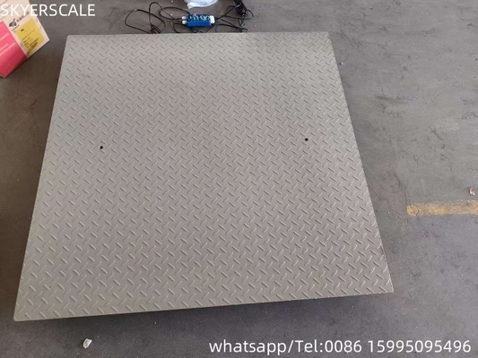 0.9x1.5m 2t Piattaforma Scale Acciaio al carbonio Scale di pesatura elettronica Scale digitale di pavimento Industrial