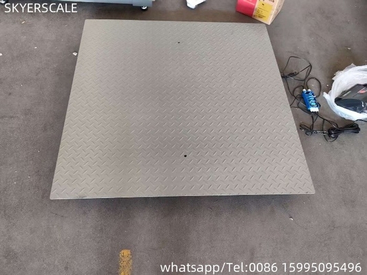 0.9x1.5m 2t Piattaforma Scale Acciaio al carbonio Scale di pesatura elettronica Scale digitale di pavimento Industrial