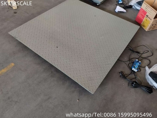 0.9x1.5m 2t Piattaforma Scale Acciaio al carbonio Scale di pesatura elettronica Scale digitale di pavimento Industrial