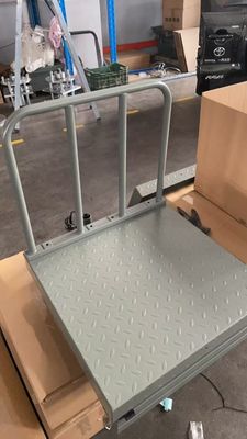 Scala di peso per piattaforme pesanti Scale di pesatura digitale elettronica 500x500mm 300Kg con reticolare
