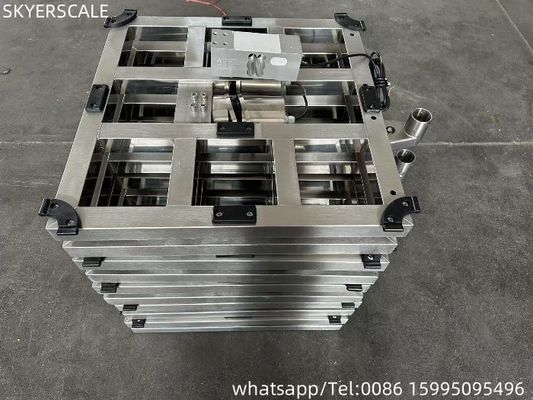 600x600mm 500kg 304 Piattaforma di pesatura in acciaio inossidabile