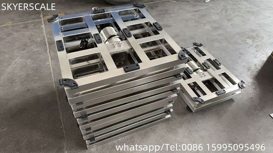 304 acciaio inossidabile Alta precisione 450*600mm Intervallo 300KG Scala elettronica di peso