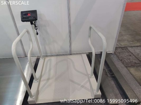 Scala in sedia a rotelle medica Ospedale Sala di dialisi Sala di riabilitazione Scala di peso con Bluetooth RS232 opzionale
