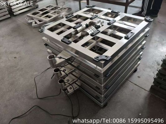 Alta precisione Buona qualità 60 x 80 cm Acciaio inossidabile impermeabile 500 kg Scala di banco