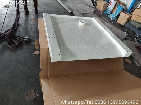 Scala elettronica digitale a basso profilo 3 tonnellate con sedie a terra a ruota