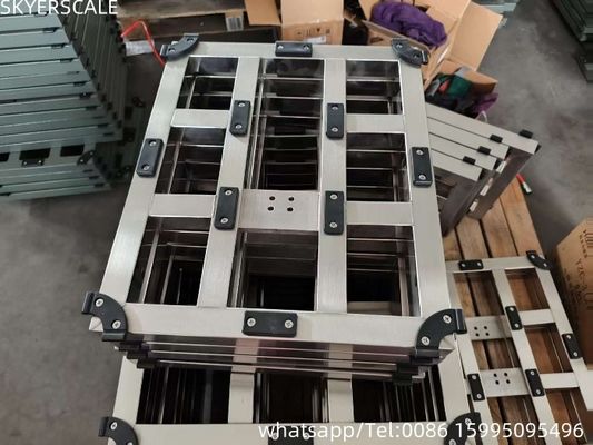 Piattaforma elettronica digitale Scala in acciaio inossidabile impermeabile 500kg Scala di panca Display LCD OEM Personalizzabile