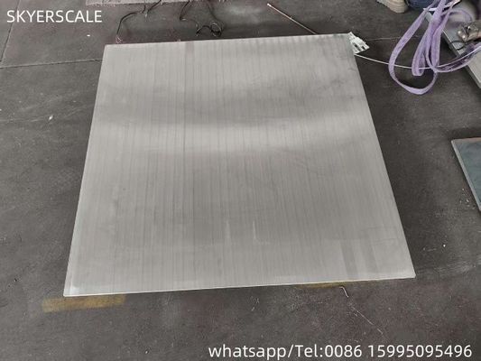 3T Platform Scale Full 304 Stainless Steel 1.5x1.5m Electronic Weighing Scales Digital Floor Scale Industrial