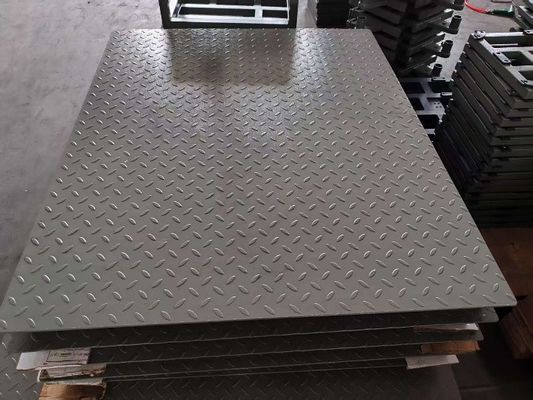 Bilancia elettronica per carichi pesanti 0.8x1.2m 3 tonnellate Bilancia da pavimento per uso industriale