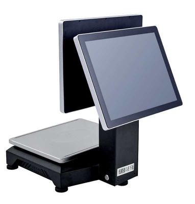 Cassiere LCD a 15,1 pollici del PC del touch screen con la pesatura della funzione