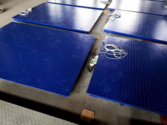 scale del pavimento della piattaforma del acciaio al carbonio 3000kg di 1.5x2m