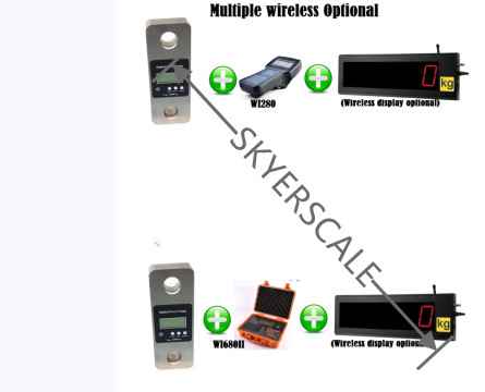 Dyna Link Load Cells senza fili 100T Digital Crane Dynamometer