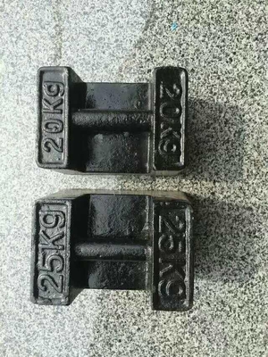 M1 pesi di calibratura del ghisa della classe 2kg, peso della prova dell'elevatore