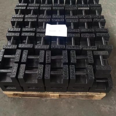 La norma 20kg accatastabile di OIML i pesi del ghisa per il peso del blocchetto della gru